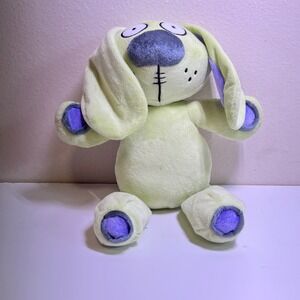 Yottoy 12" Knuffle Bunny Plush Mo Willems Green Purple Stuffed Animal 2004